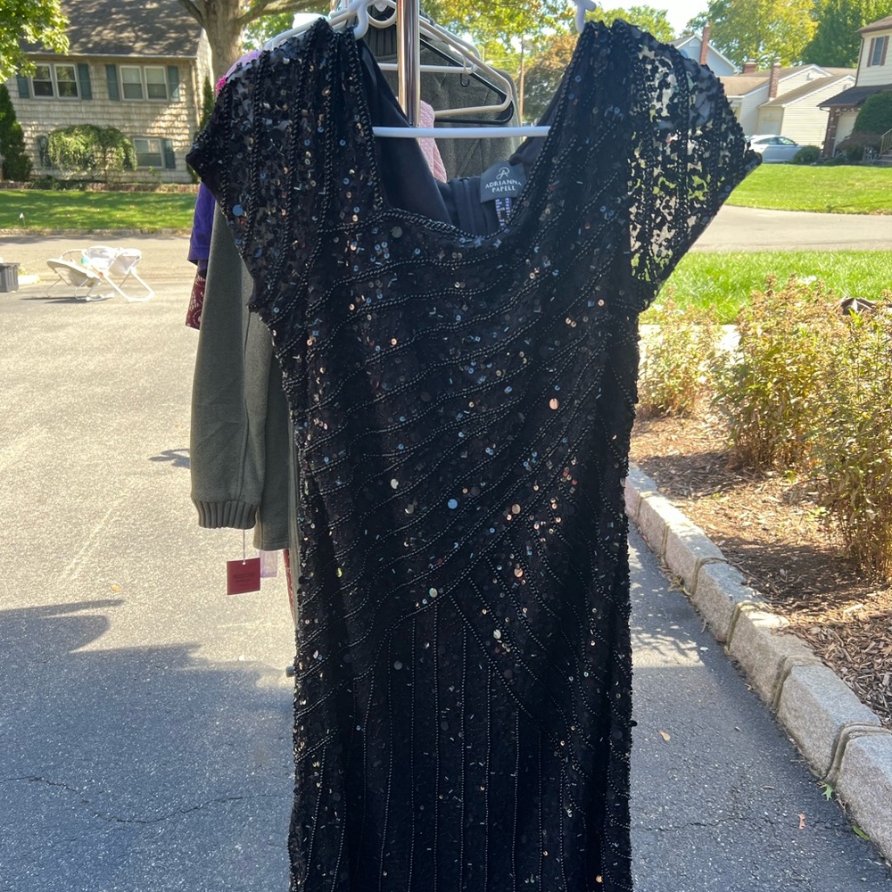 Adrianna Papell sequin dress